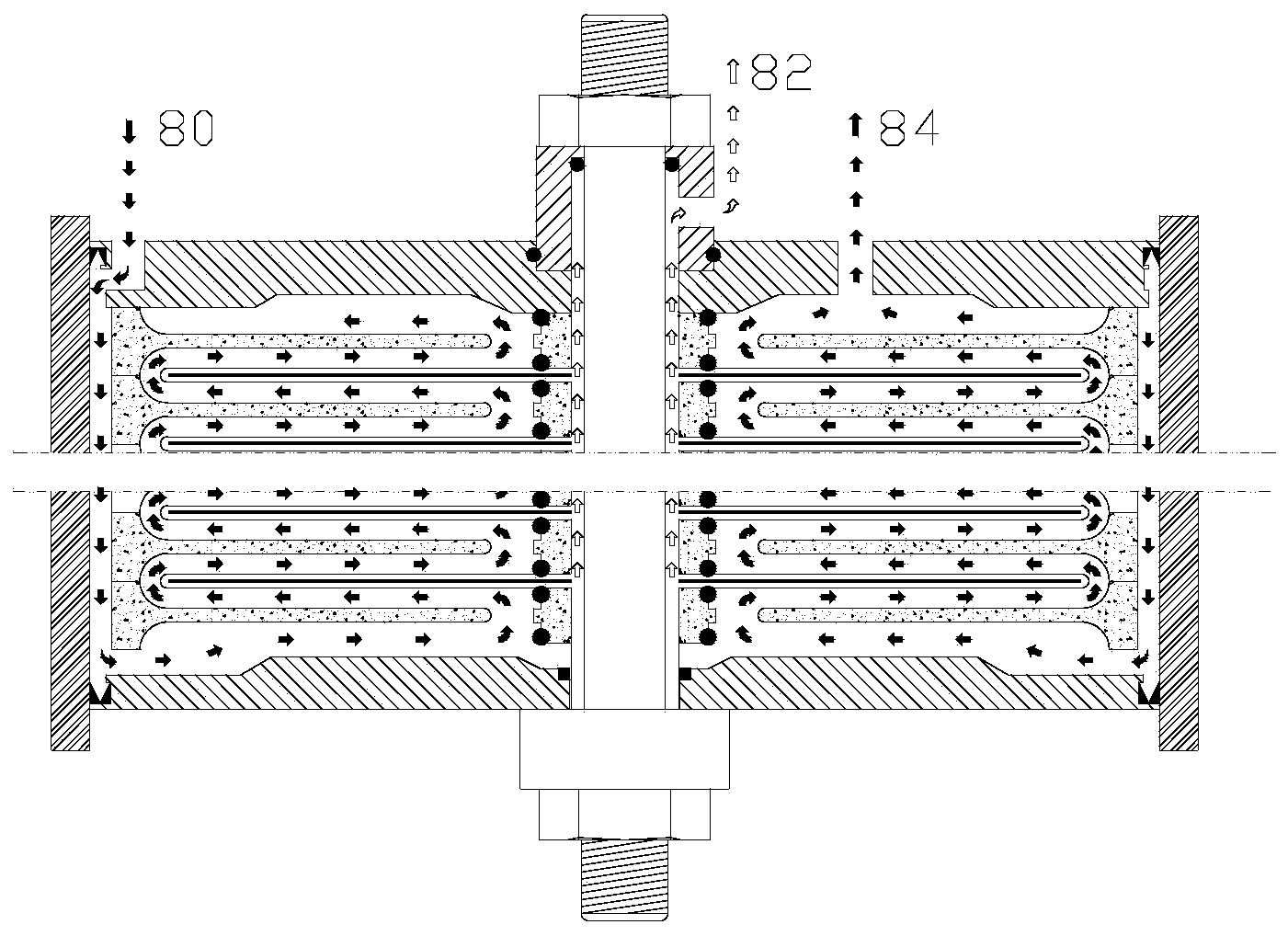 Reverse osmosis device and reverse osmosis treatment system for treating high-concentration sewage