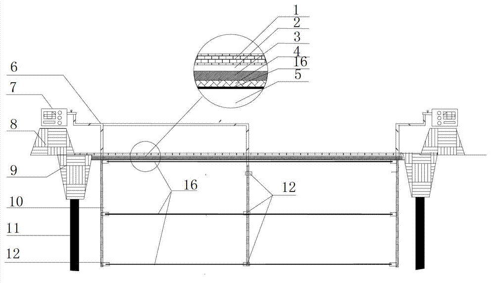 Shallow mud foundation treatment method