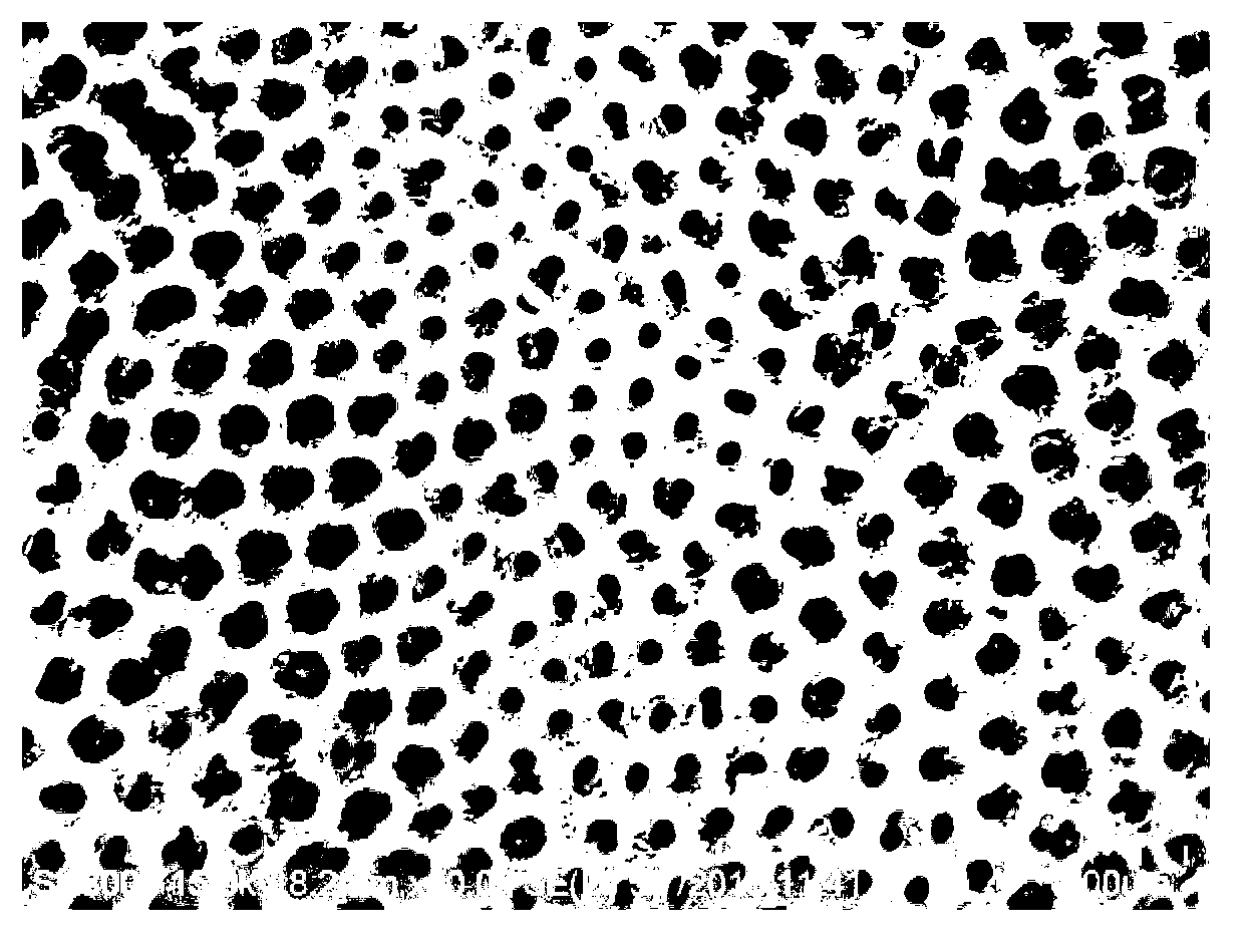 Method for eliminating nano porous layer on surface of titanium dioxide nano tube array