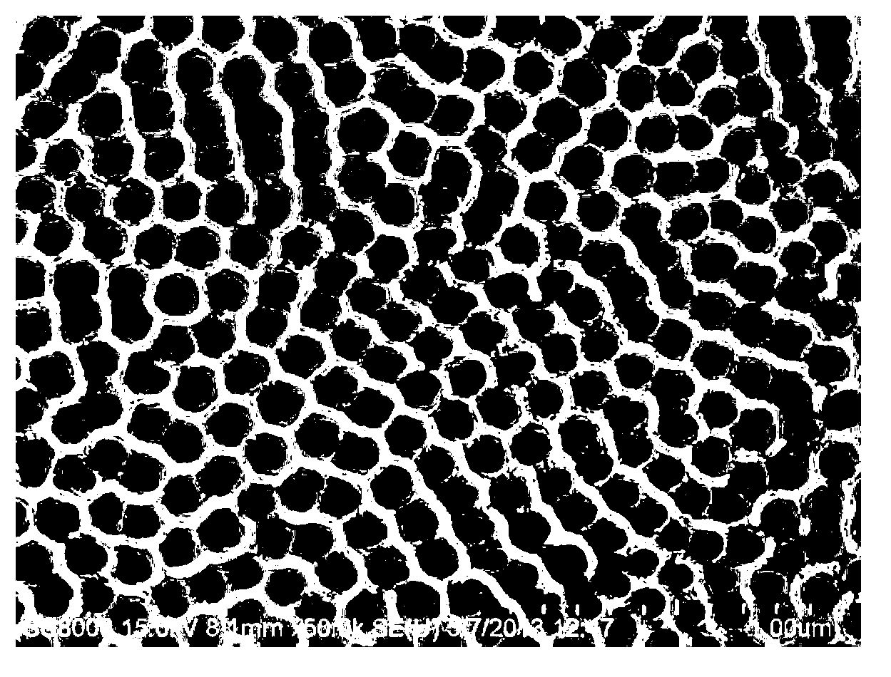 Method for eliminating nano porous layer on surface of titanium dioxide nano tube array