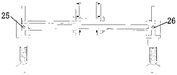 Profile soil moisture transverse distribution detection device