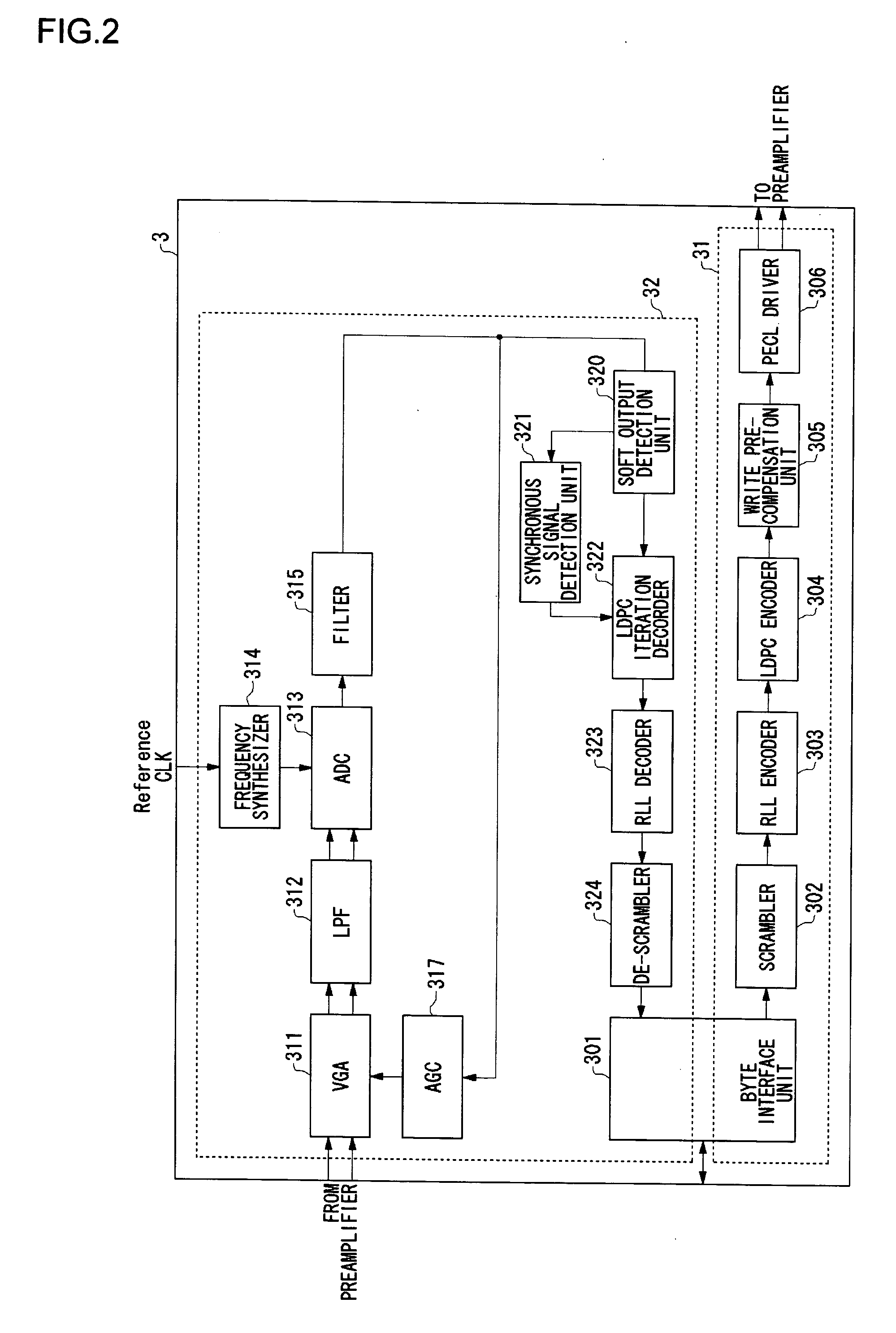 Data writing apparatus and a storage system