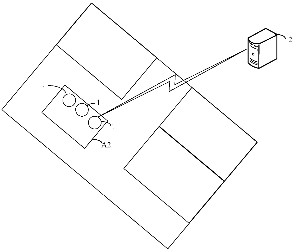 Method for displaying recommendation message through map