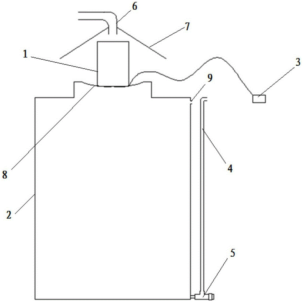 Leaching liquid metering device