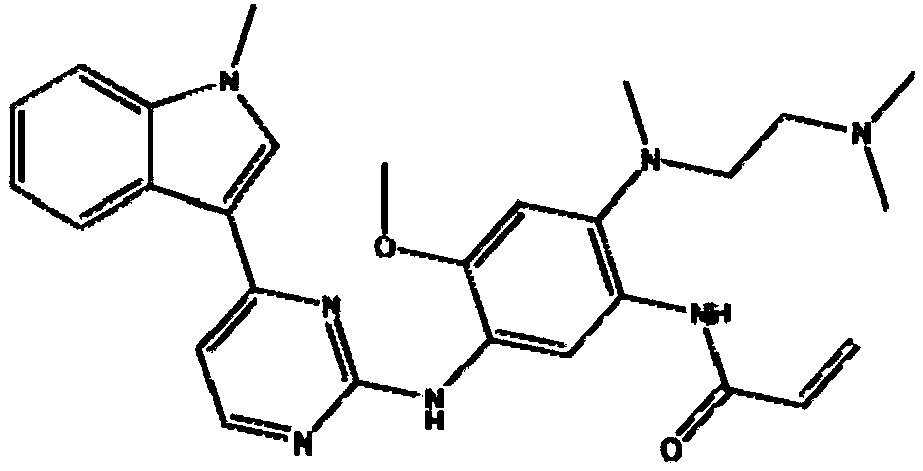 Pharmaceutical composition of osimertinib, and applications thereof