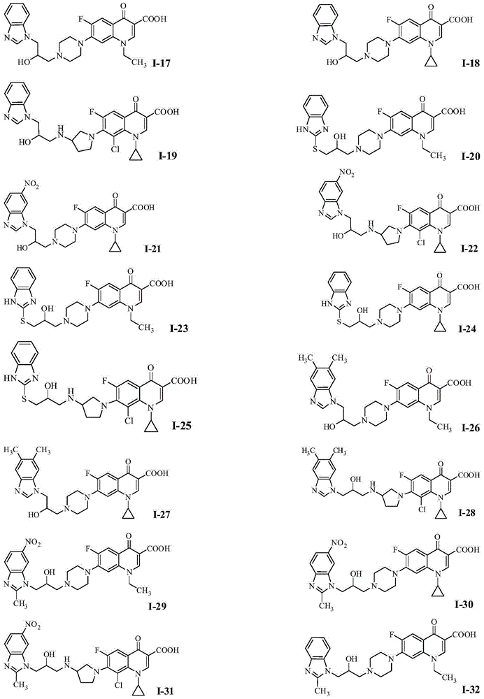 Quinolone azole alcohol compounds as well as preparation method and application thereof