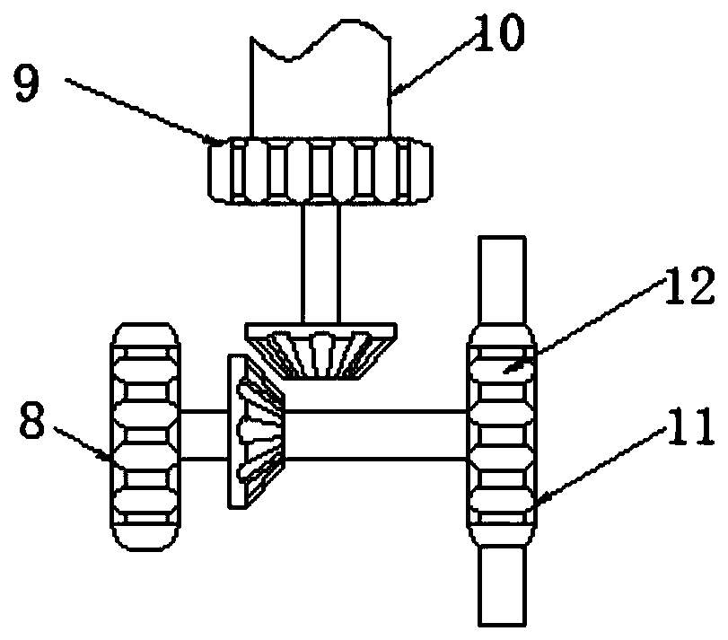 Flour detection equipment capable of quantitatively feeding and automatically stirring by utilizing gravity