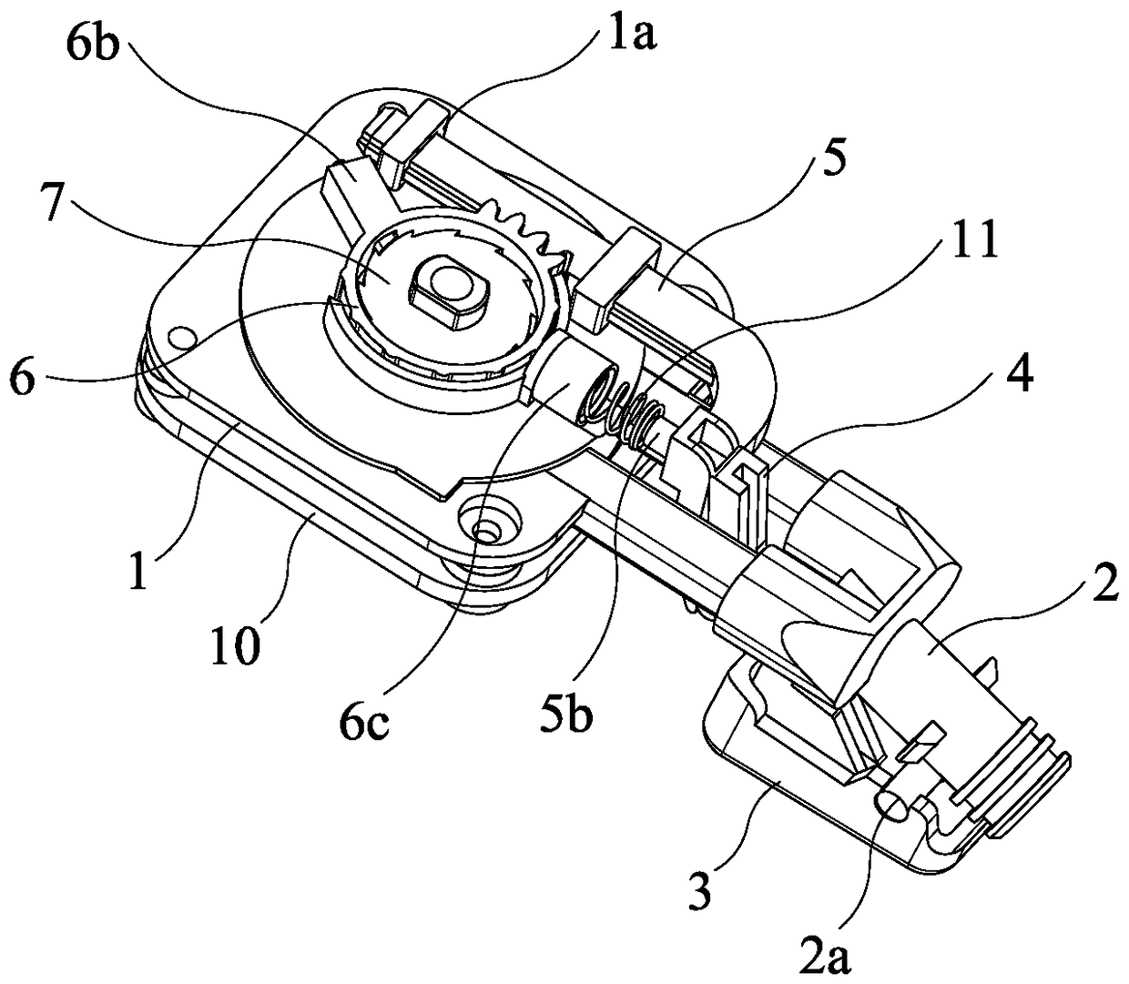 Improved shower head button switching structure