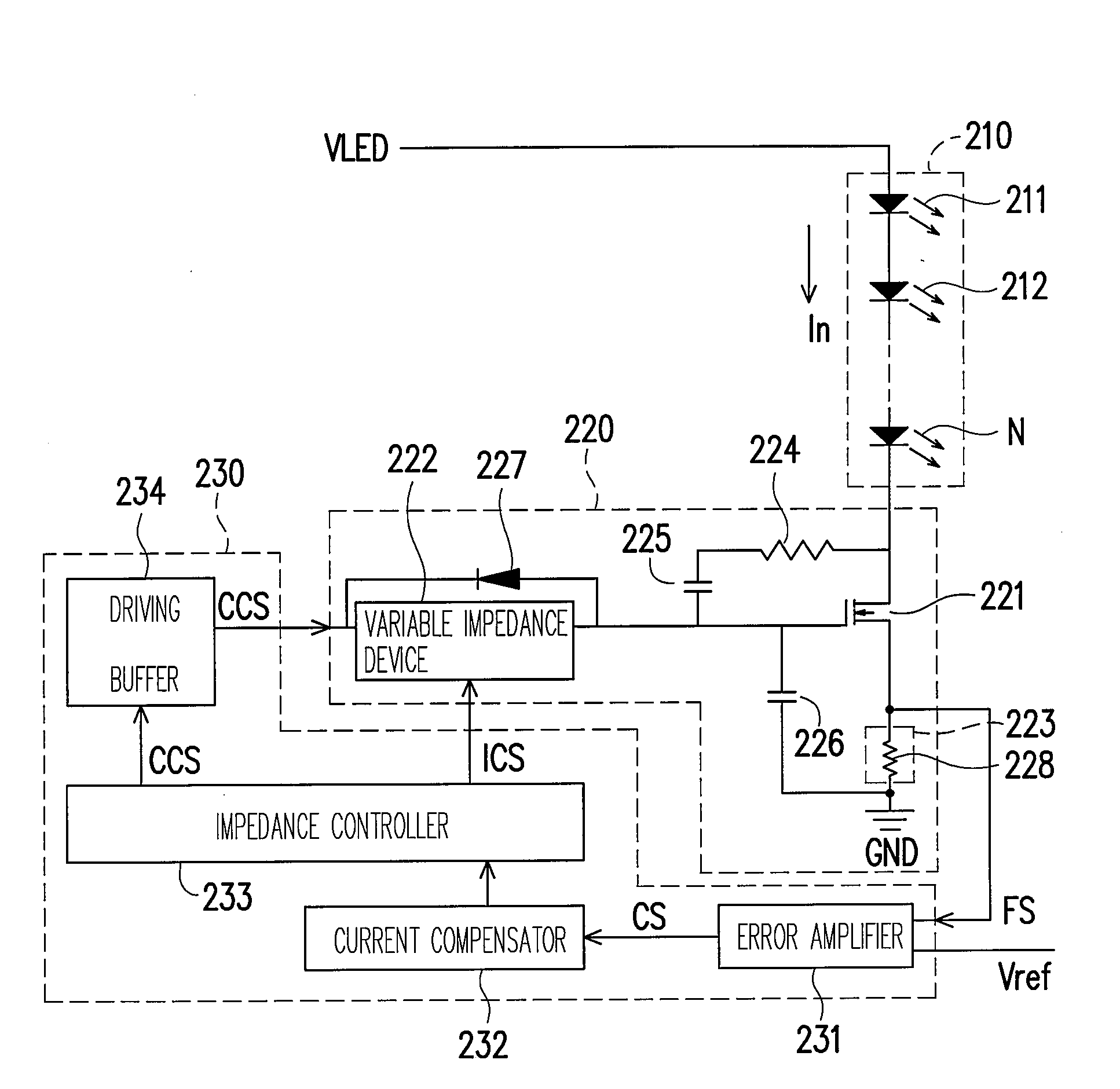 Current-controlling apparatus