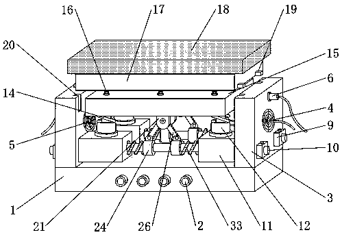 A jacking mechanism for a stamping die