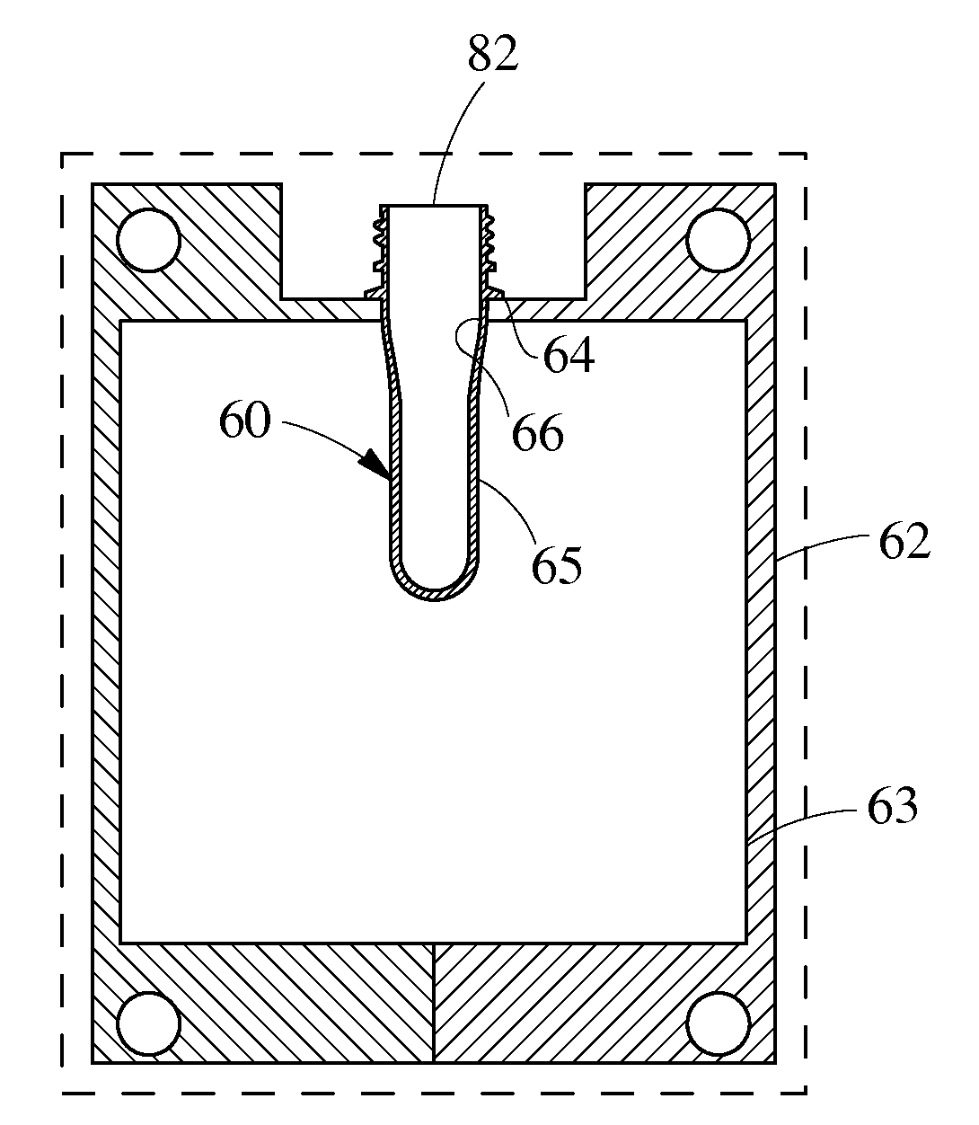 Container for Bottle-In-Box Package