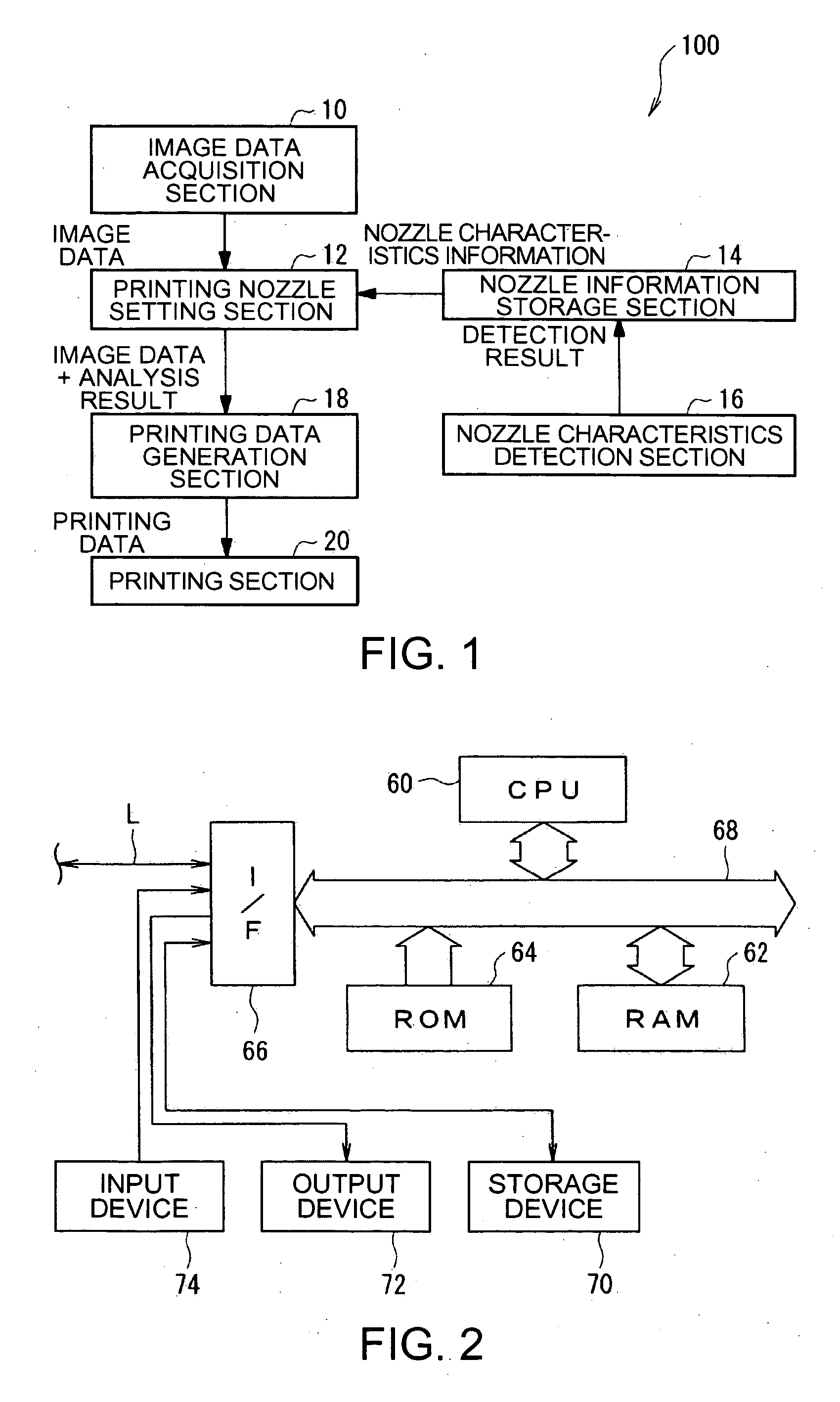 Printing device, printing device control program and method, and printing data generation device, program, and method