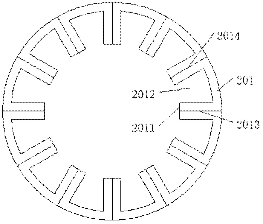 Radial magnetic field motor with amorphous alloy