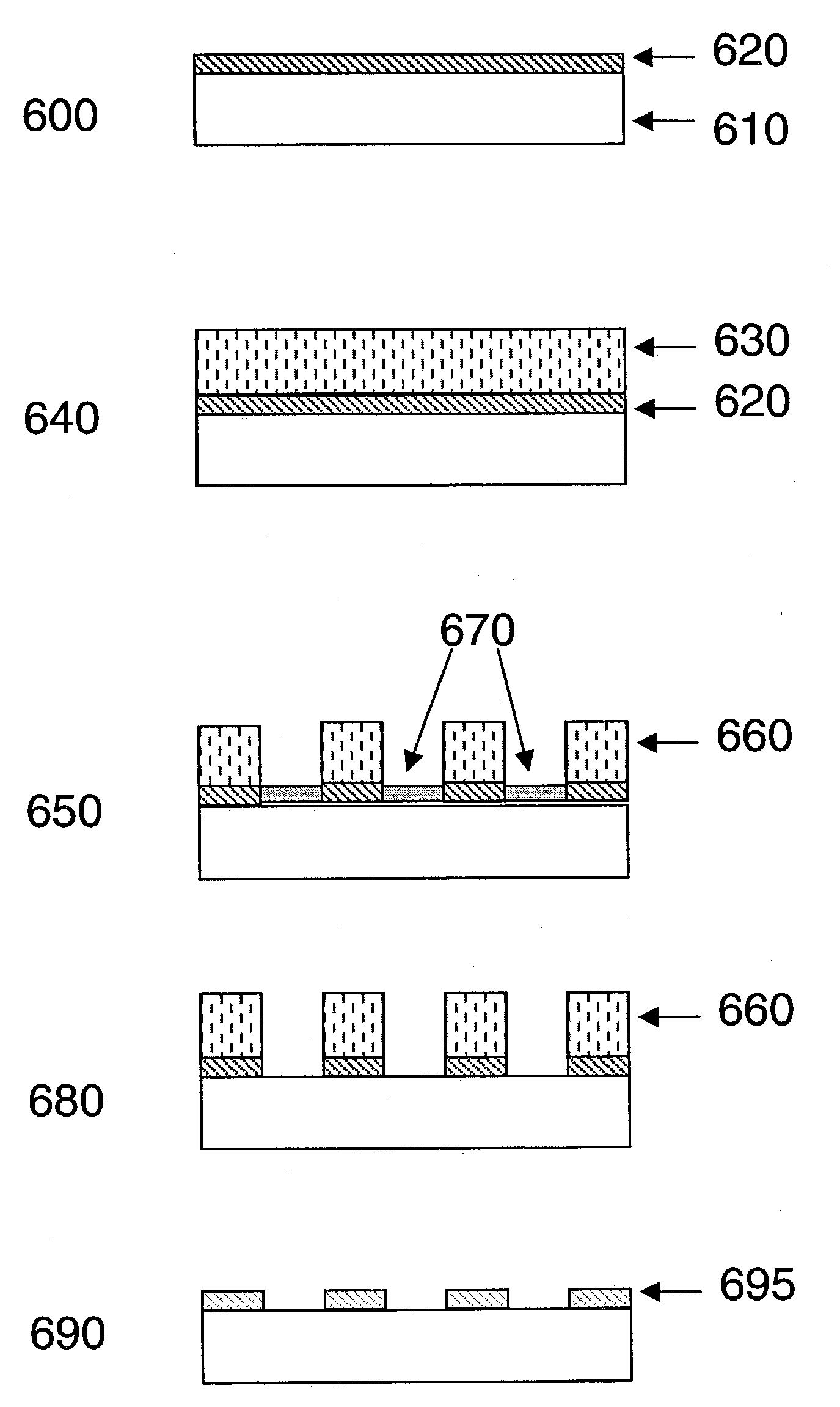 Methods of using thin metal layers to make carbon nanotube films, layers, fabrics, ribbons, elements and articles