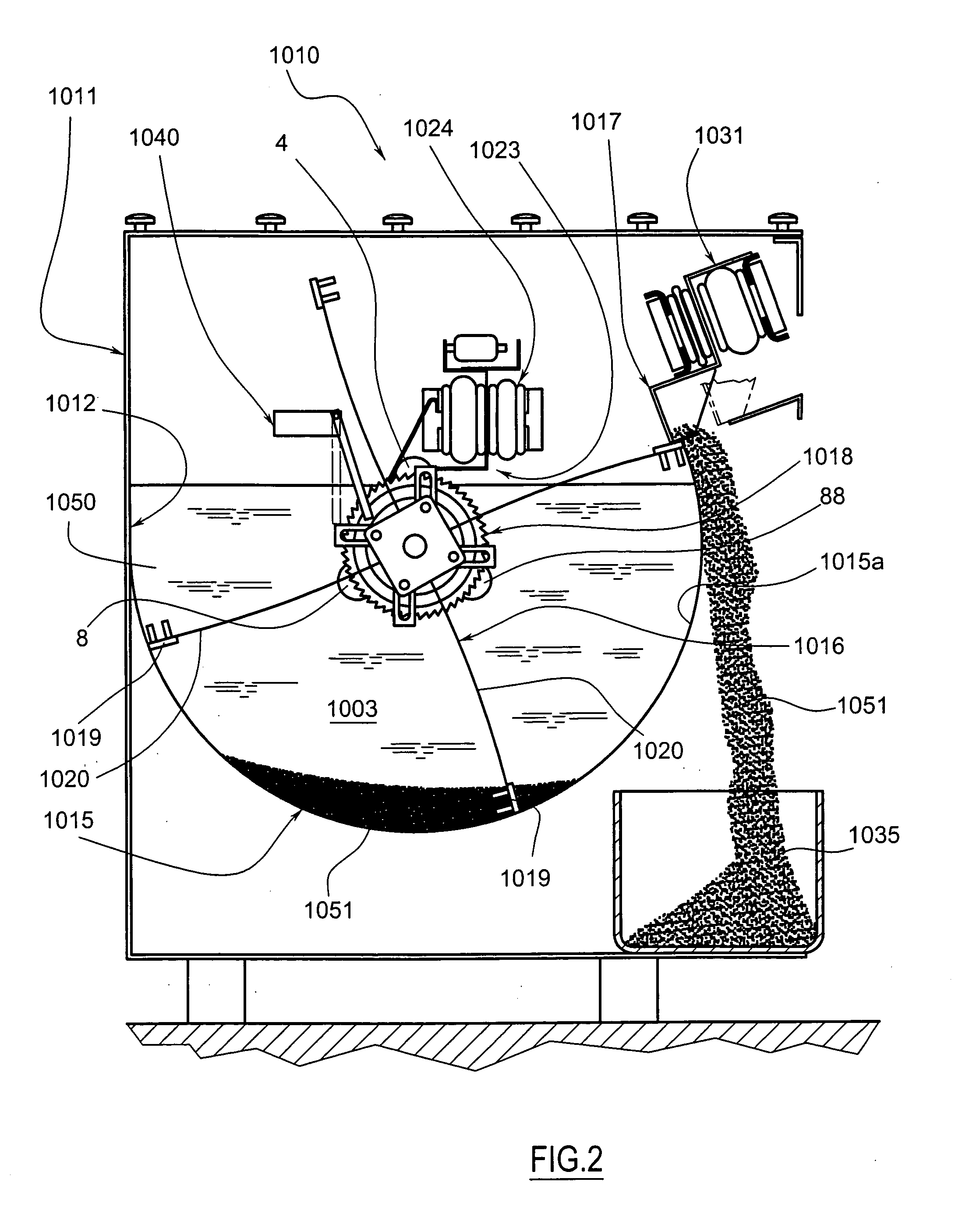 Plant and method for the treatment of the recovery cooling fluid in mechanical processing plants