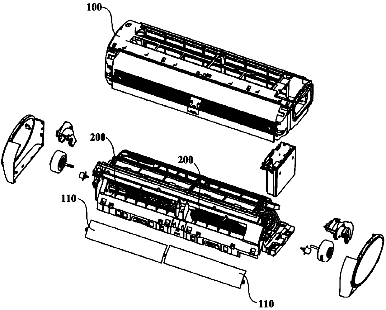 Wall-mounted air conditioner indoor unit and control method thereof