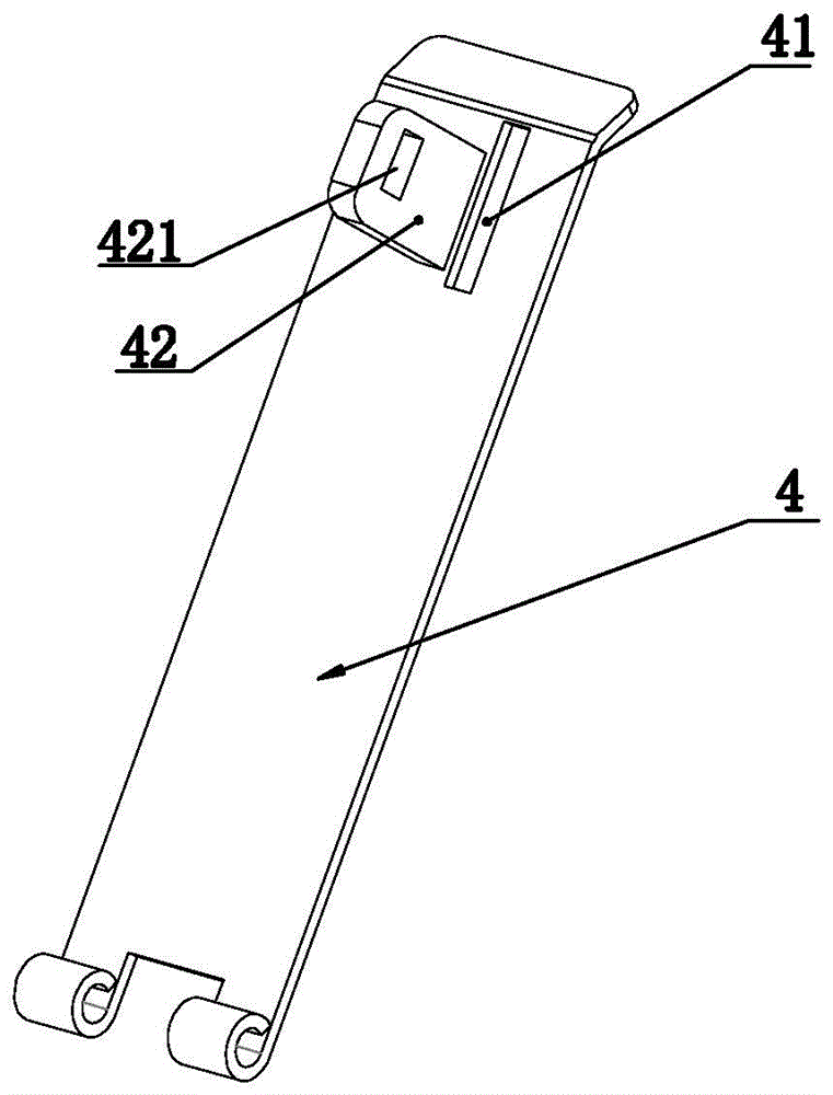 Ant-theft box with inside and outside double locking effect