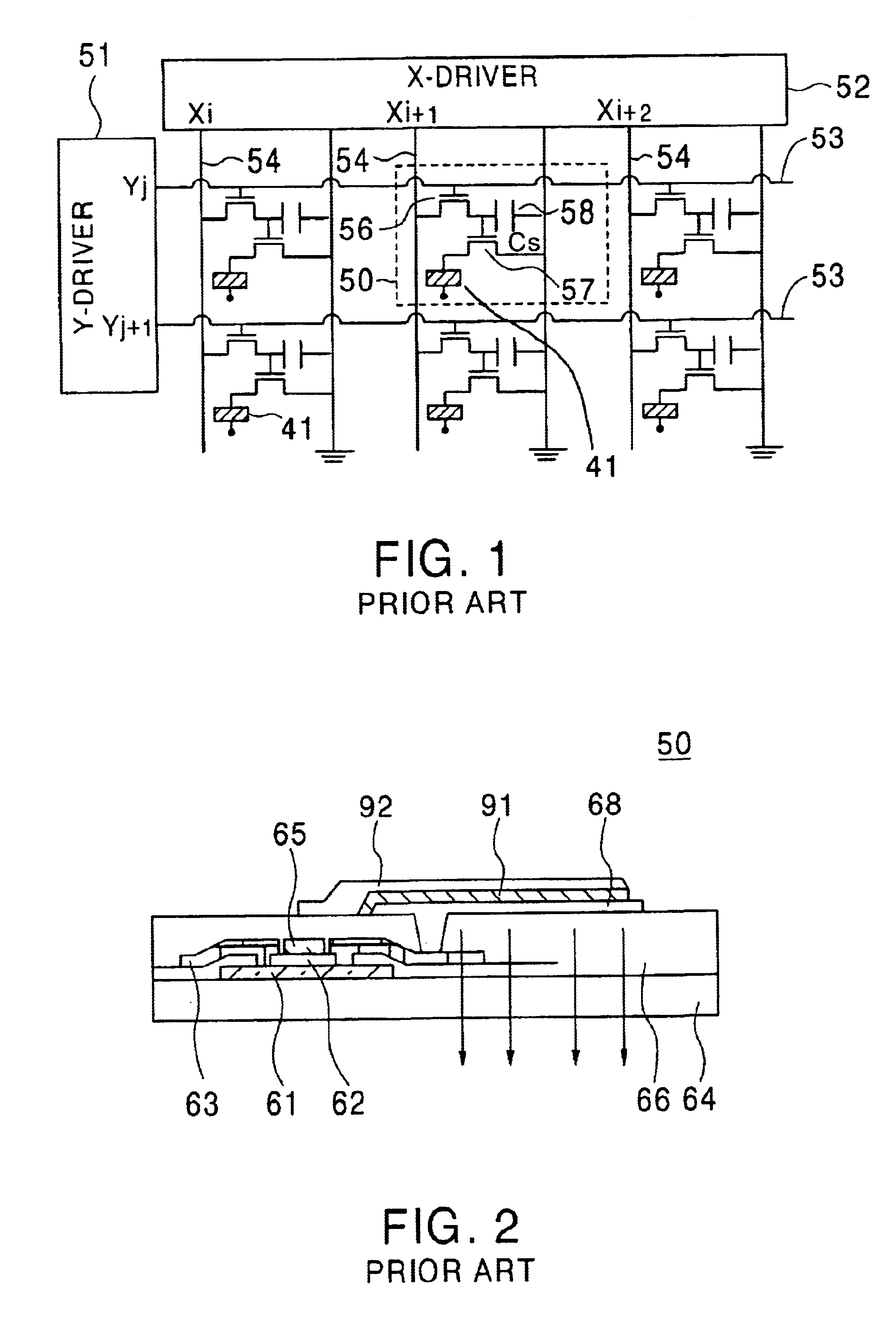 Active-matrix-driven organic EL display device