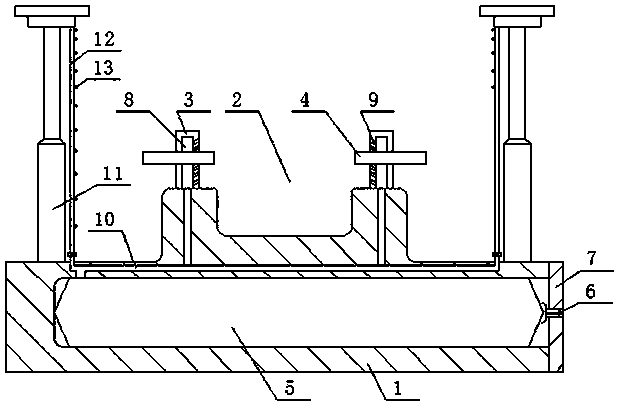 Clamping seat for laser welding of electronic products