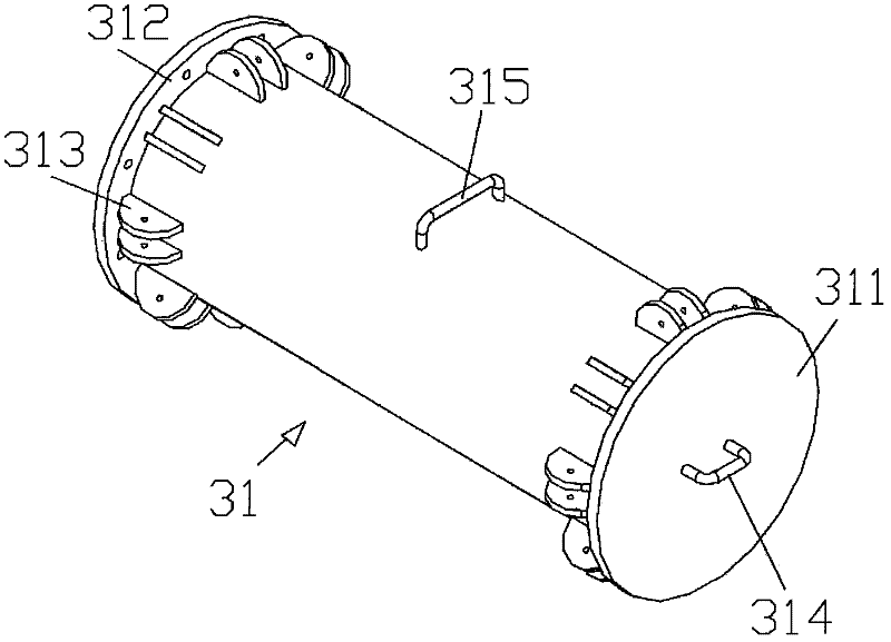 Pile foundation static loading test device