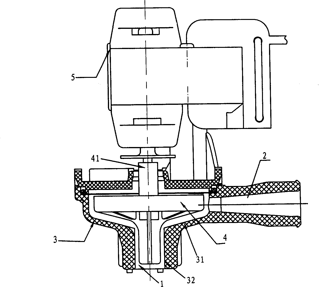 Draining pump