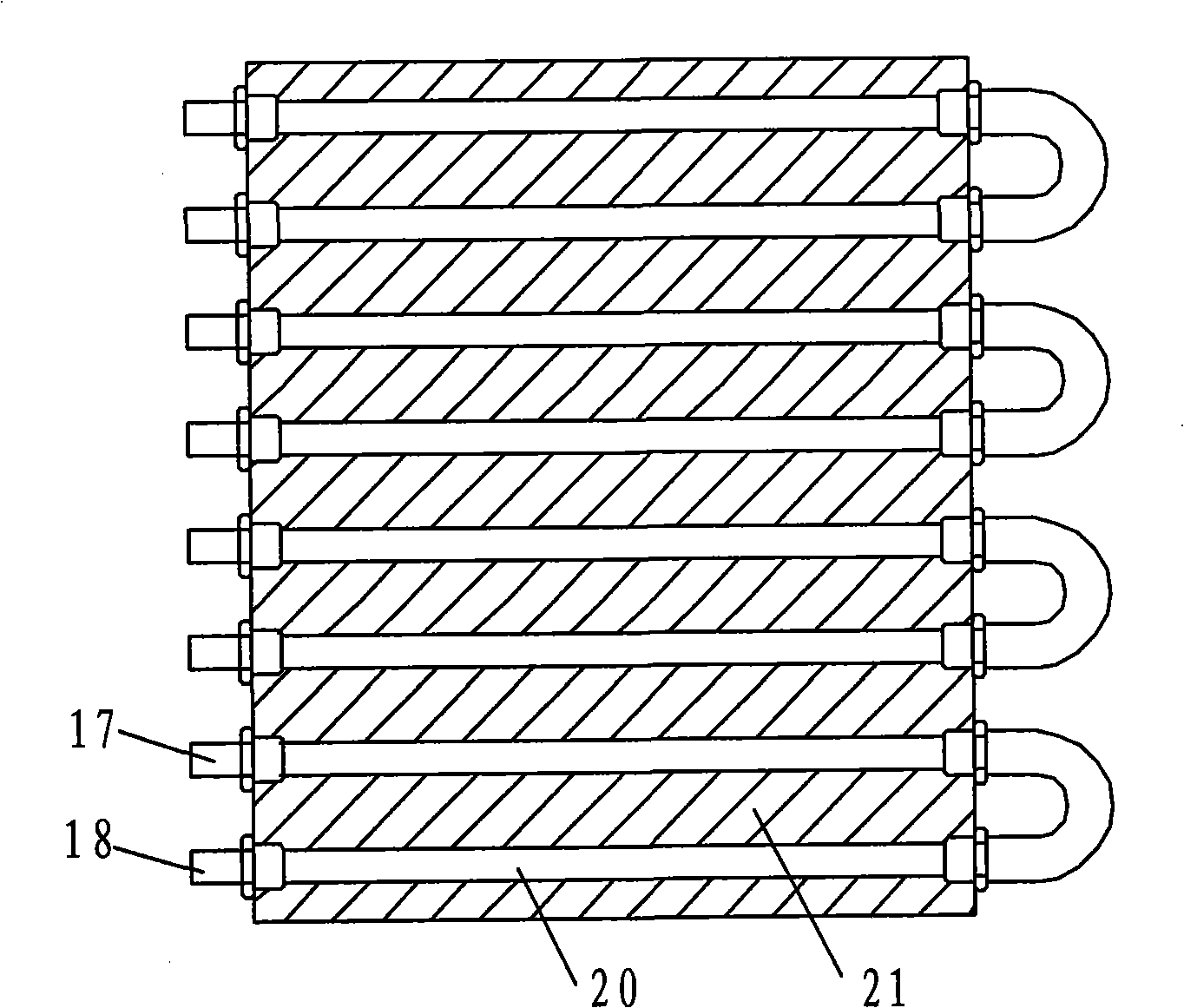 Thermal punch forming mold for super-strength steel