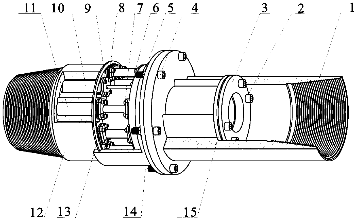 Horizontal well drilling and drilling pressure compensating device