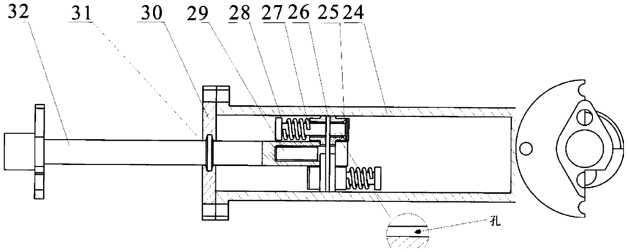 Horizontal well drilling and drilling pressure compensating device