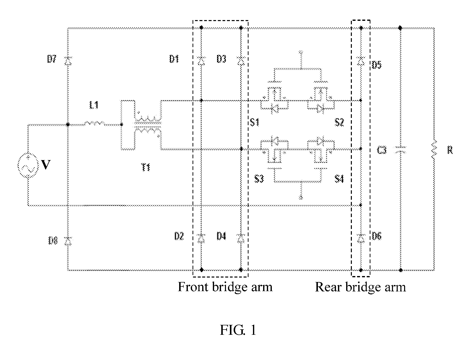 Power factor correction converter and power factor correction conversion device