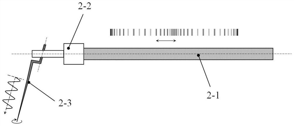 Root canal therapy device in mechanical vibration and rotation dual-drive mode