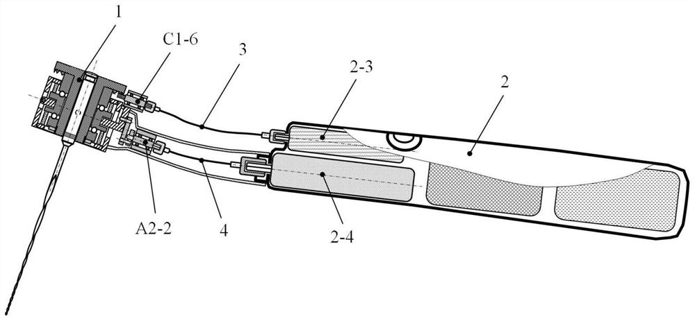 Root canal therapy device in mechanical vibration and rotation dual-drive mode