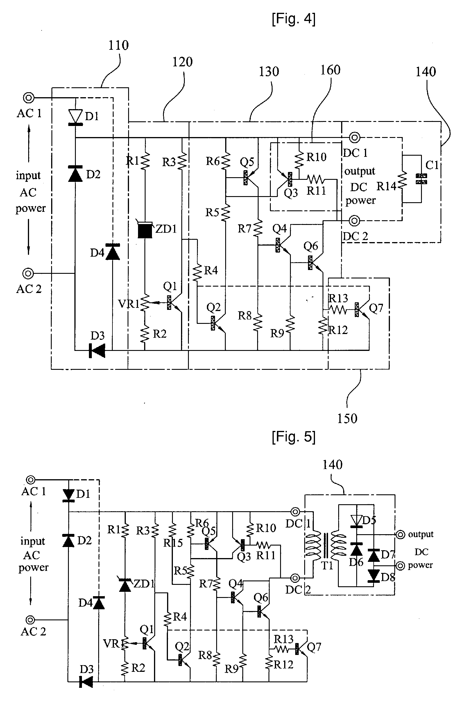 Method for Controlling Low-Voltage Using Waves Ac and System for Performing the Same