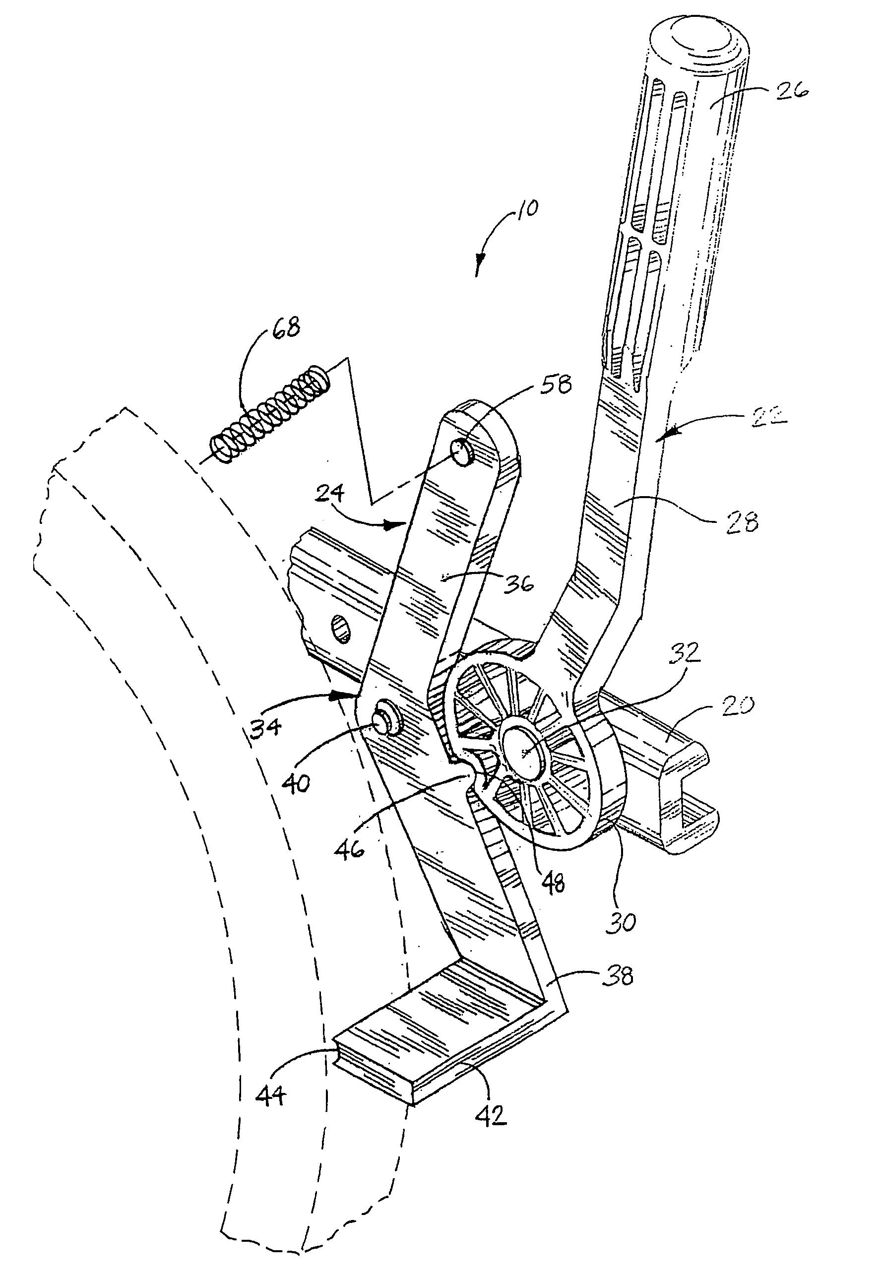 Wheelchair wheel immobilizer