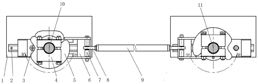 Isolating switch mechanical locking device