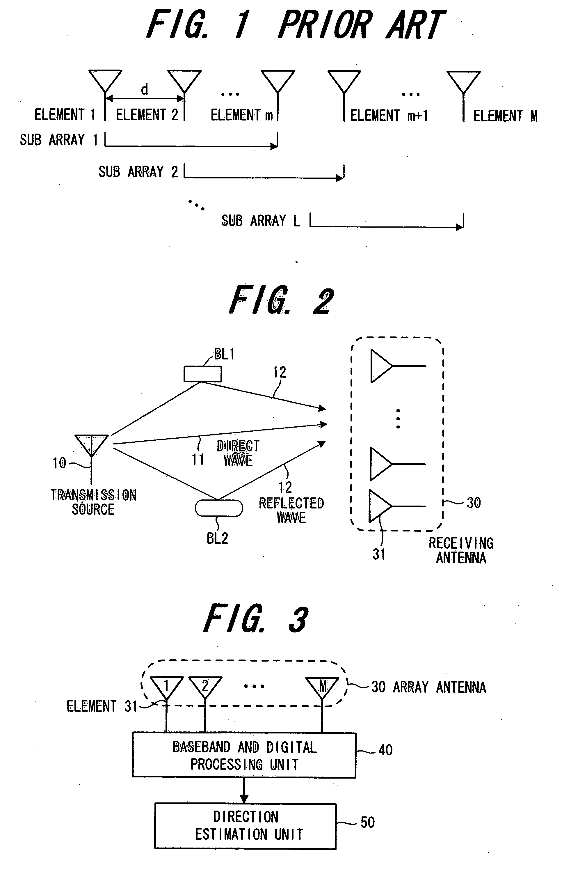 Method and apparatus for adaptive direction estimation of radio waves