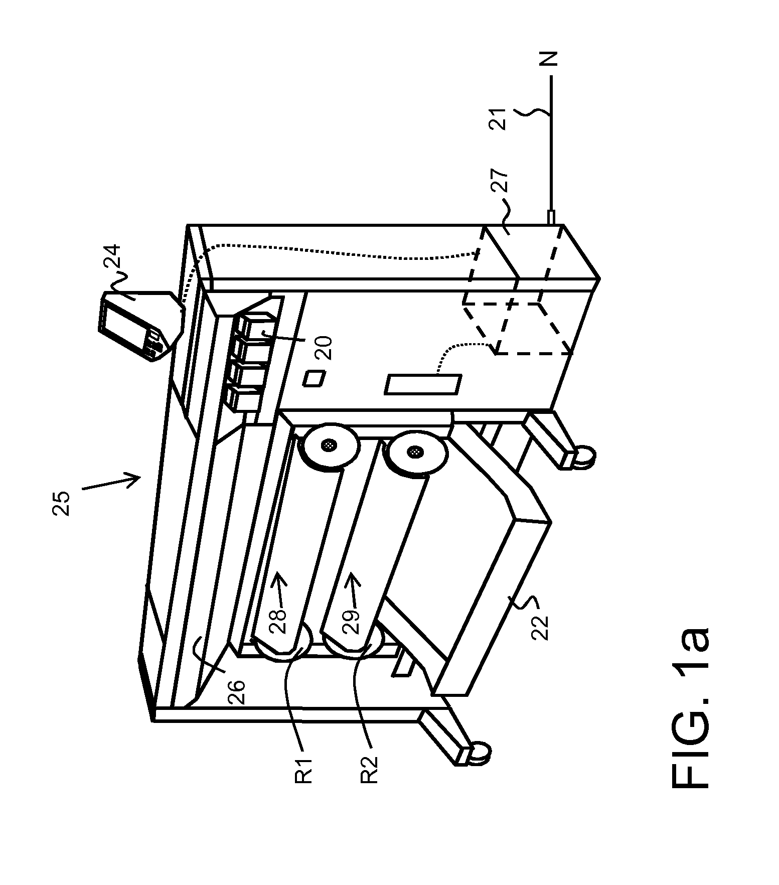 Method for establishing a maintenance time interval for a printing device