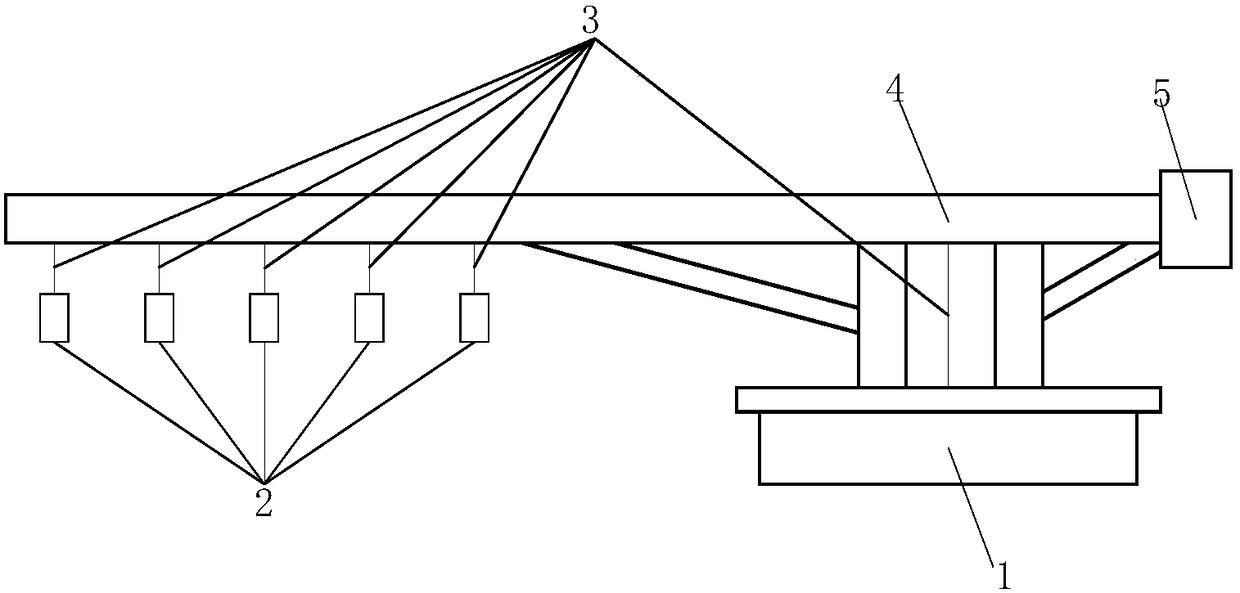 Inland river high pier berthing ship shore power access system and method