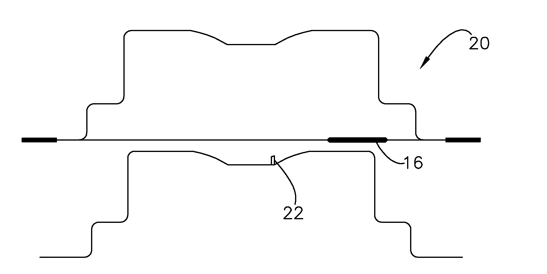 Non-linear welded blank and method of reducing mass