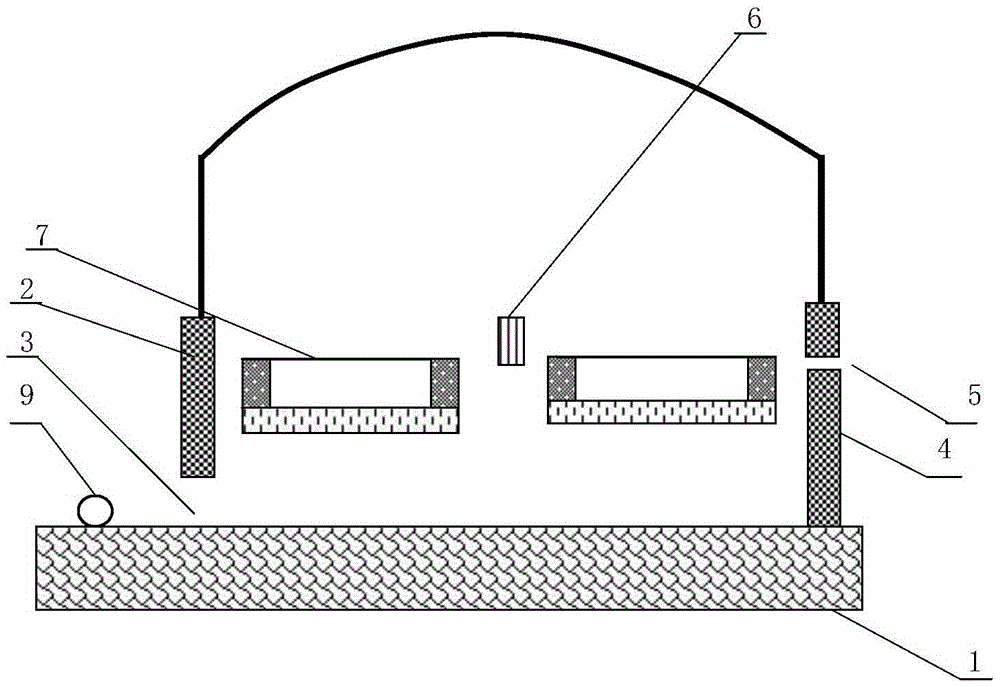 Ecological dam for aeration and slag blocking