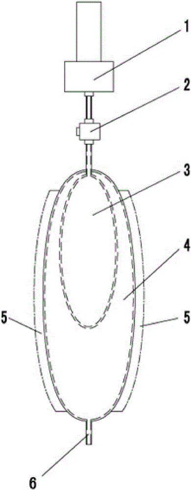 Device and method used for simulating changeable lung compliance