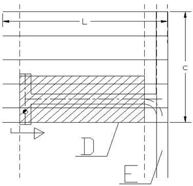 Freezing-method stoping method for large-water mine chamber