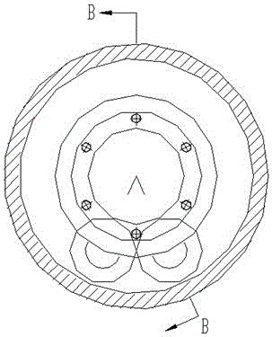 A vertical vibrating wheel with a built-in reversing mechanism