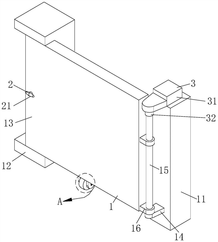 Gate applied to slope