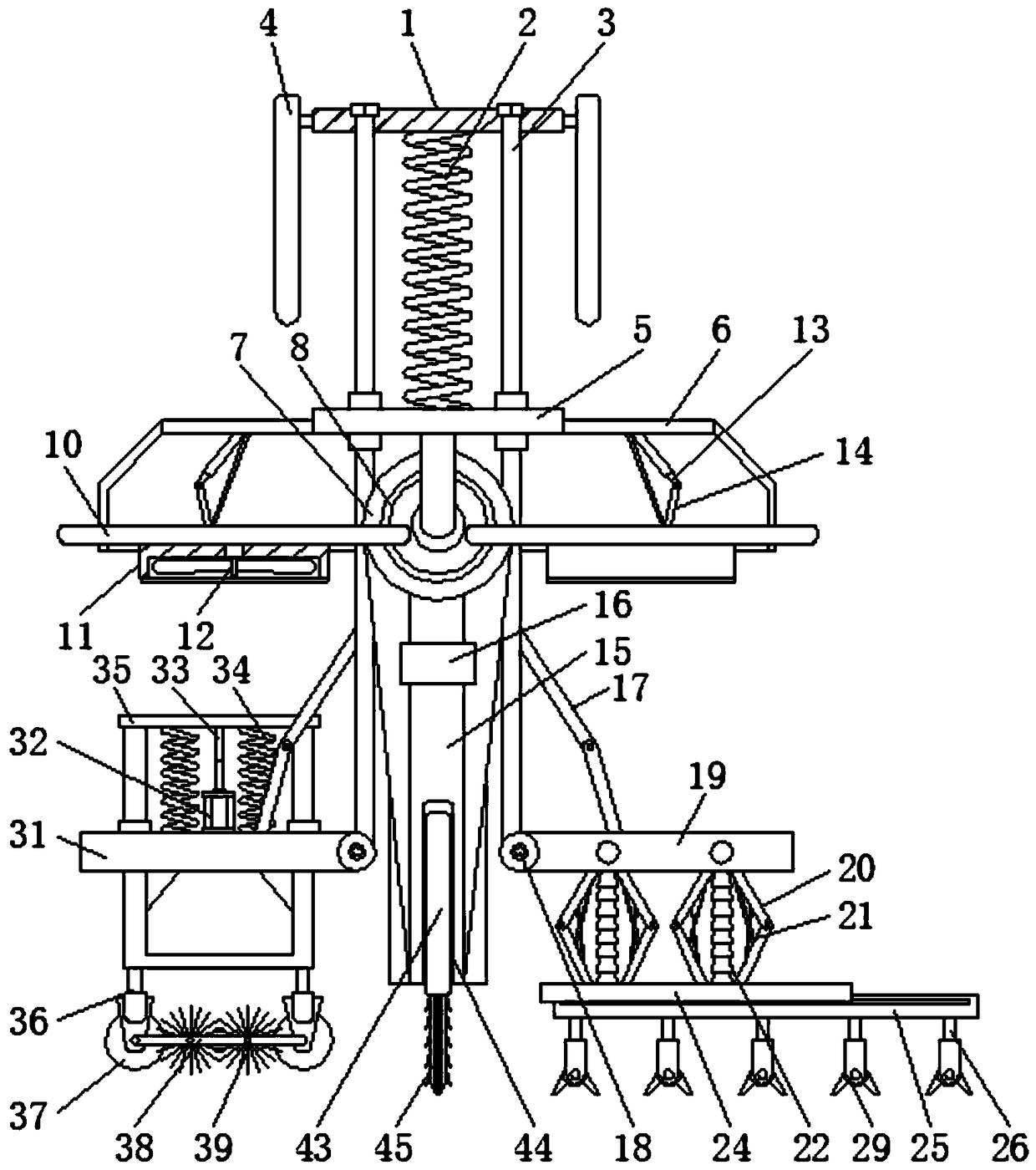 Handheld rapid and safe positioning cutting machine