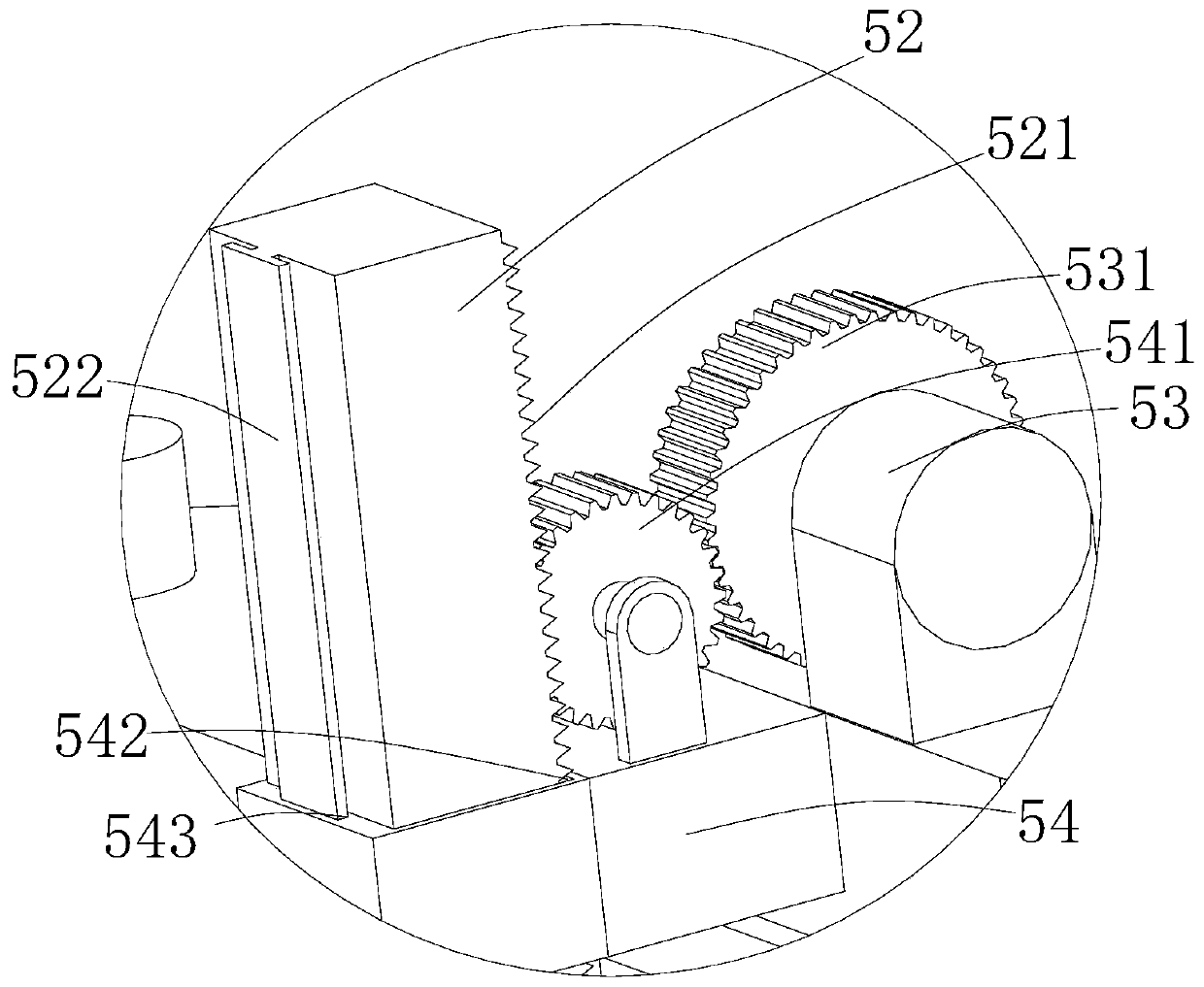 Sponge crushing treatment device for waste recovery