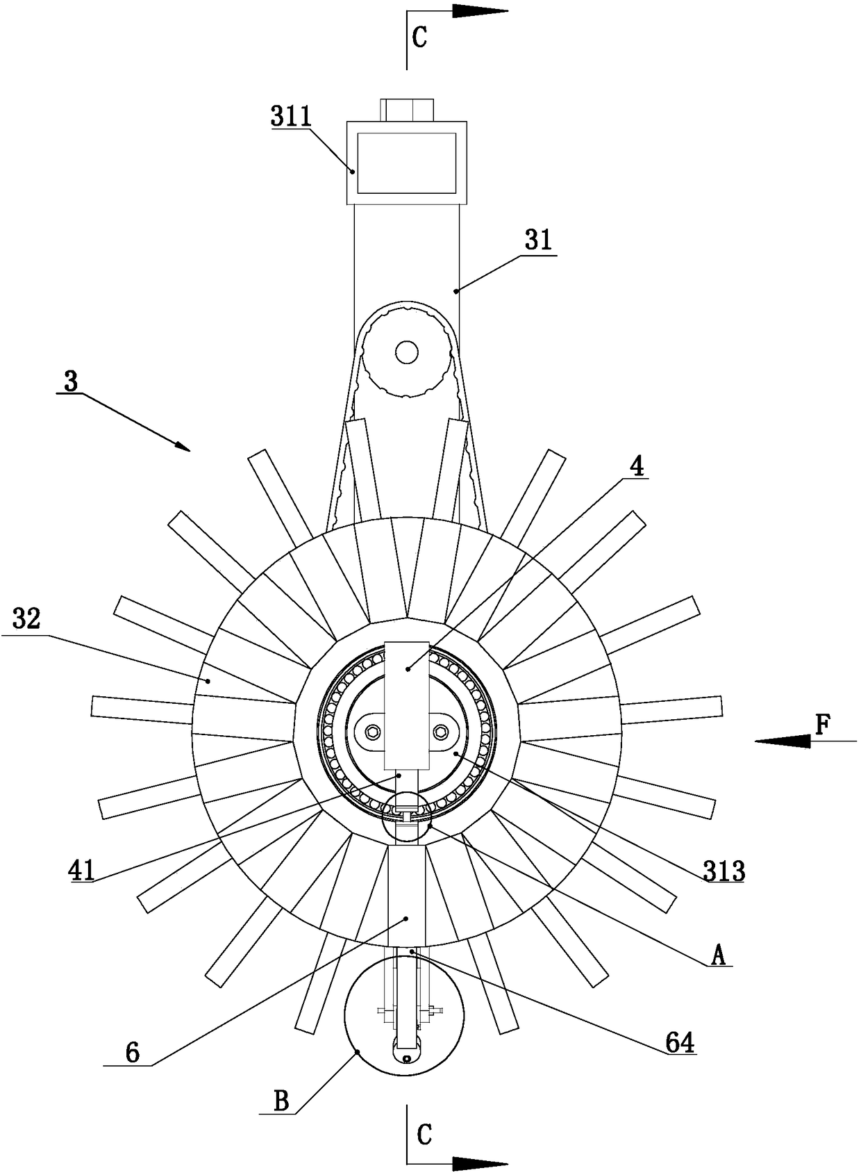 Device for welding screw rod sets in ship manufacturing process