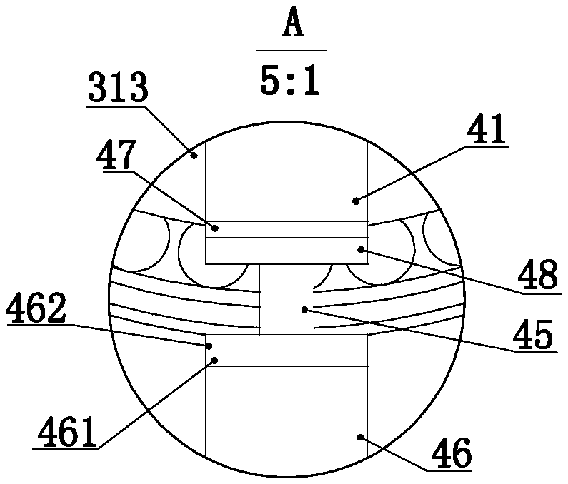 Device for welding screw rod sets in ship manufacturing process