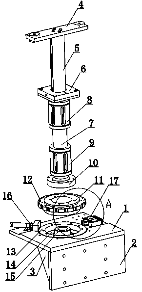 LED lamp strip ceiling type rotating device