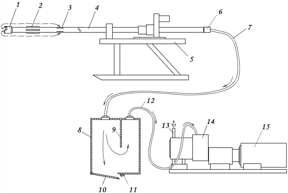 Negative pressure drilling system