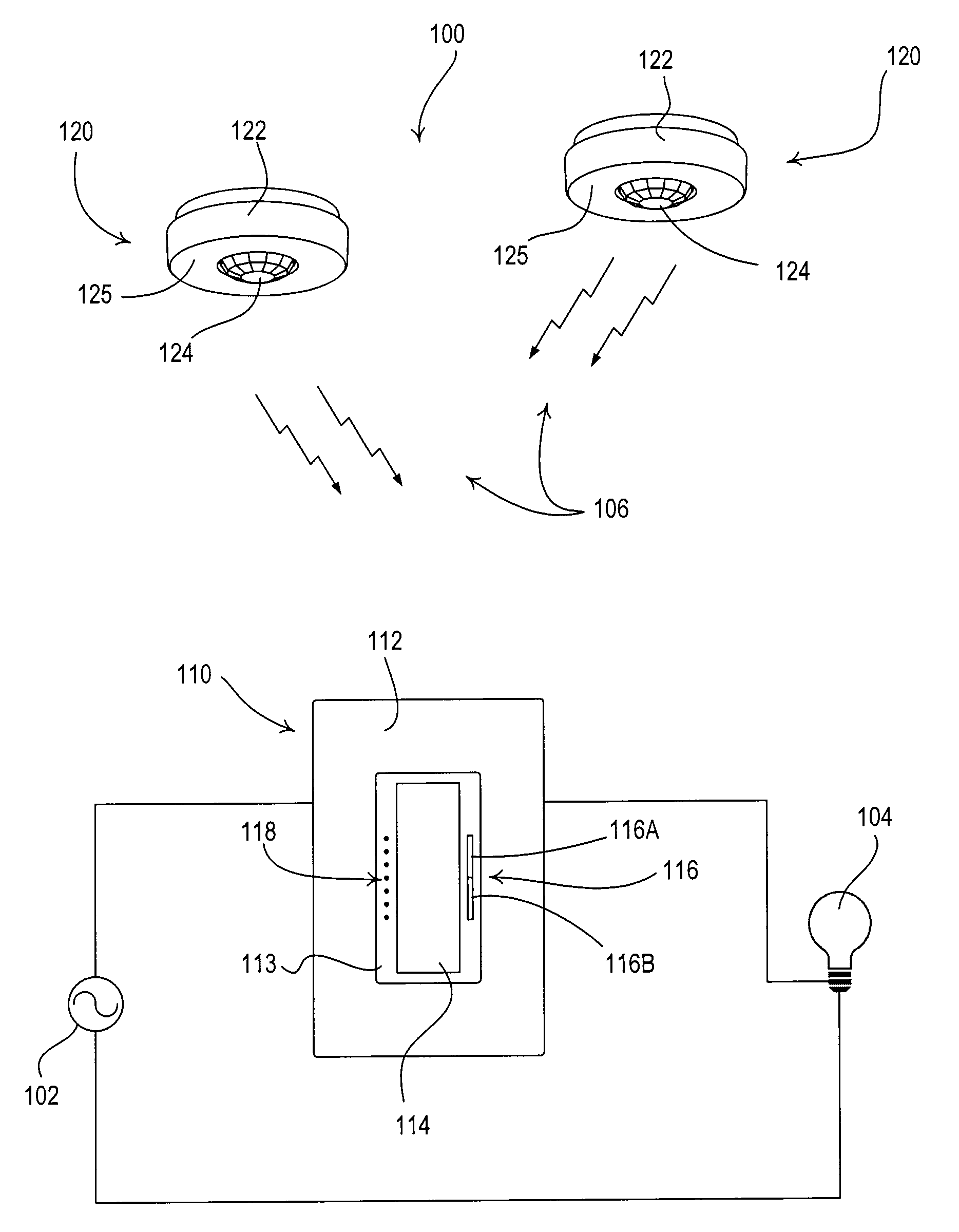 Battery-powered occupancy sensor